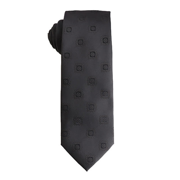 Formelle Business-Krawatte „Noble Black Series“ für Herren - Stil #6 - image 8