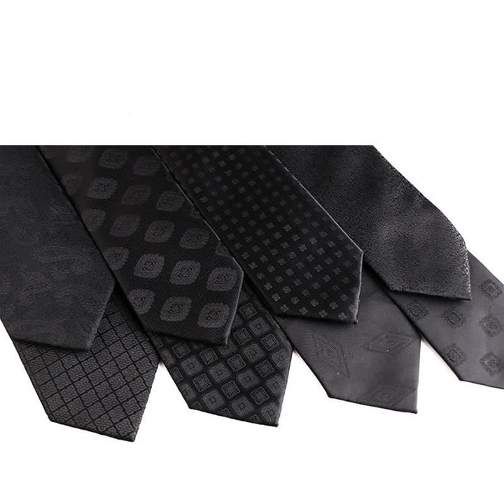 Formelle Business-Krawatte „Noble Black Series“ für Herren