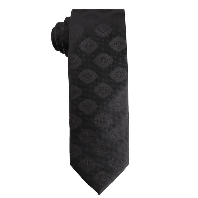 Formelle Business-Krawatte „Noble Black Series“ für Herren