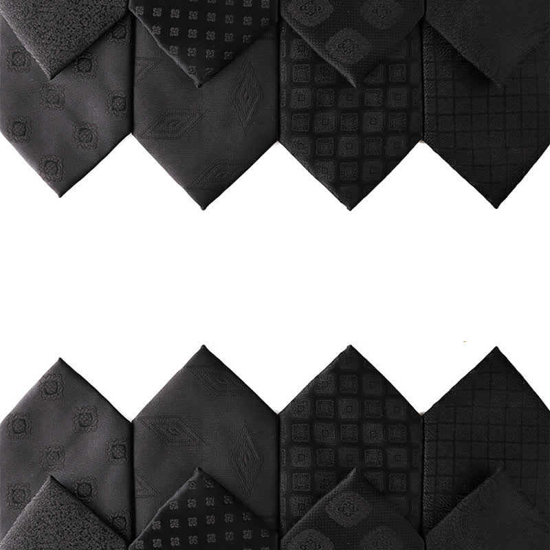 Formelle Business-Krawatte „Noble Black Series“ für Herren - image 0