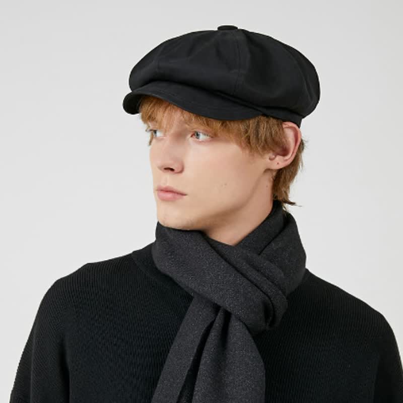 Moderne Baskenmütze in Volltonfarbe mit Twill - image 6