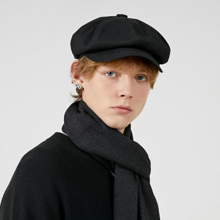 Moderne Baskenmütze in Volltonfarbe mit Twill - image 5