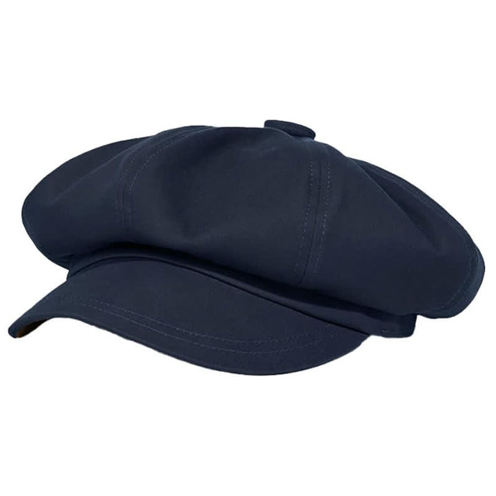 Moderne Baskenmütze in Volltonfarbe mit Twill - Marine - L (23 1/4"-23 5/8") - image 8