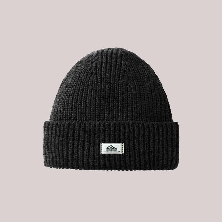 Kuppelförmige, randlose Gesichtsbedeckung, warme Beanie-Strickmütze