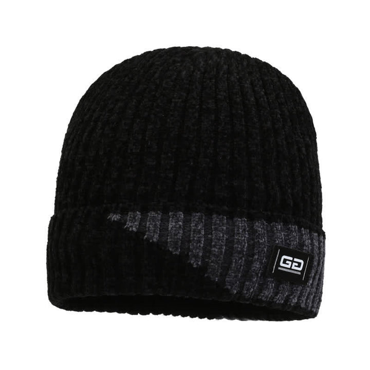 Dicke Fleece-Winter-Mütze mit atmungsaktiver Strickmütze