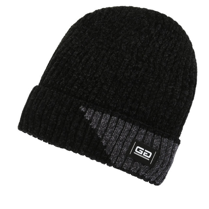 Dicke Fleece-Winter-Mütze mit atmungsaktiver Strickmütze