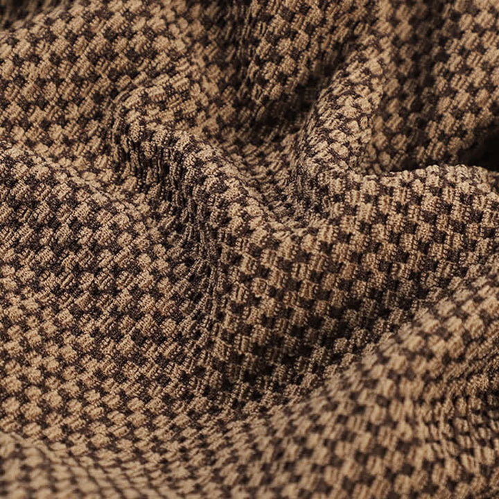 Lässige, dehnbare Beanie-Strickmütze ohne Krempe
