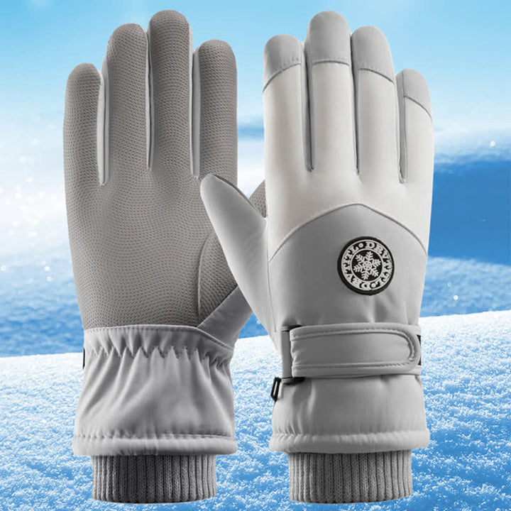 Wasserdichte Outdoor-Skihandschuhe mit Fleecefutter