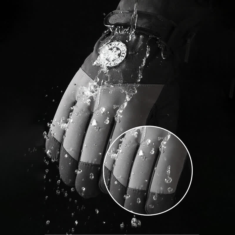 Wasserdichte Outdoor-Skihandschuhe mit Fleecefutter
