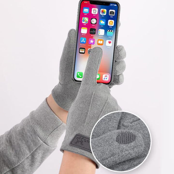 Rutschfeste Touchscreen-Winterhandschuhe mit Vollfinger