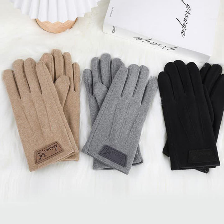 Rutschfeste Touchscreen-Winterhandschuhe mit Vollfinger