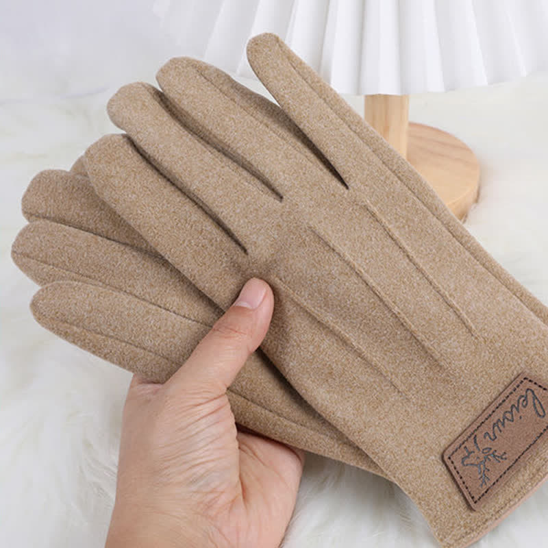 Rutschfeste Touchscreen-Winterhandschuhe mit Vollfinger