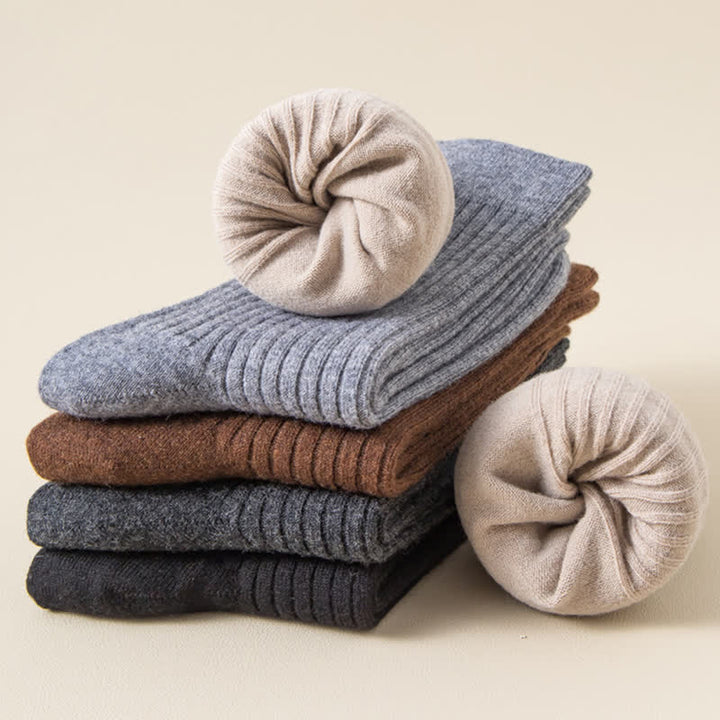 Bequeme, atmungsaktive Crew-Socken in einfarbiger Optik für Herren
