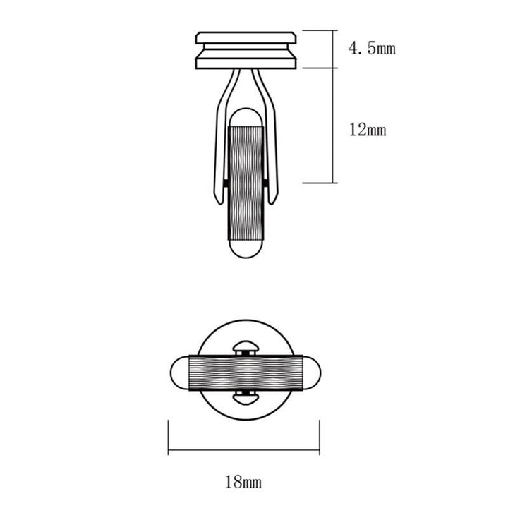 Manschettenknöpfe aus Messing im Antik-Stil für Herren - image 4