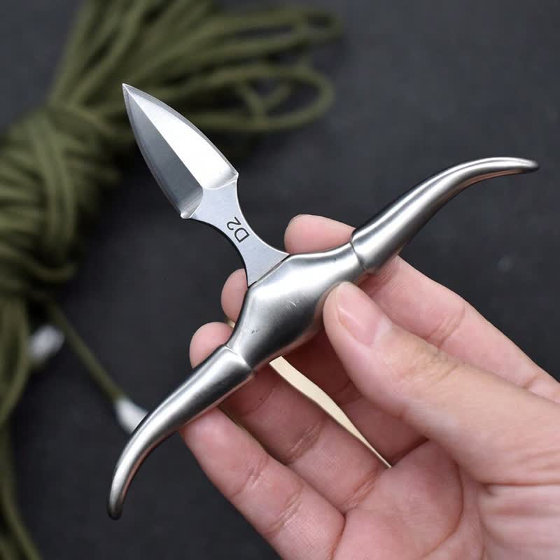 Longhorn Bull Head Multifunktions-EDC-Werkzeuganhänger-Gürtelschnalle