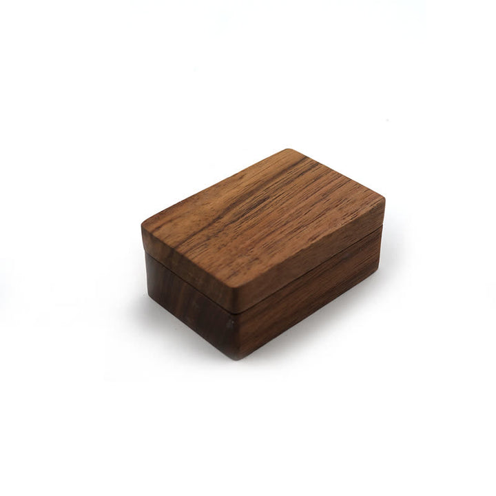 Herren-Manschettenknöpfe aus Holz mit individueller Gravur, Box-Oberfläche, Hochzeitstag
