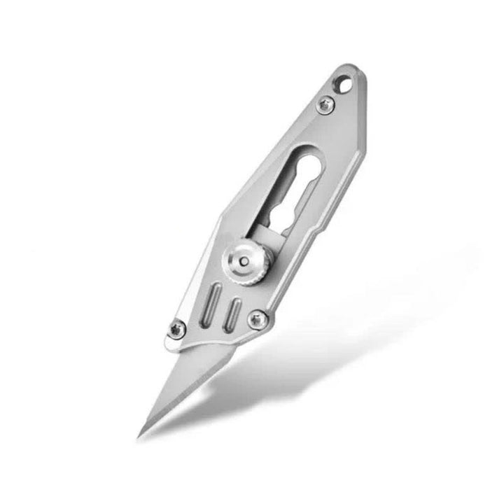 Push-Taschenmesser Tragbarer Unboxing Cutter Schlüsselanhänger