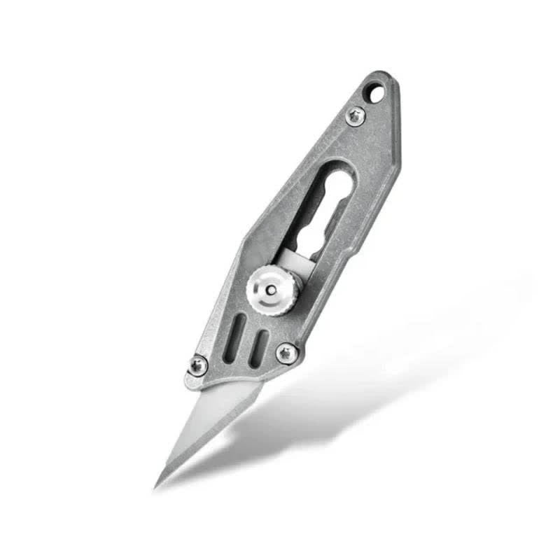 Push-Taschenmesser Tragbarer Unboxing Cutter Schlüsselanhänger