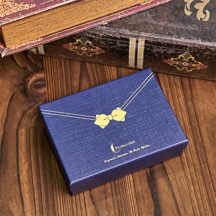 Luxuriöse Holzgeschenkbox