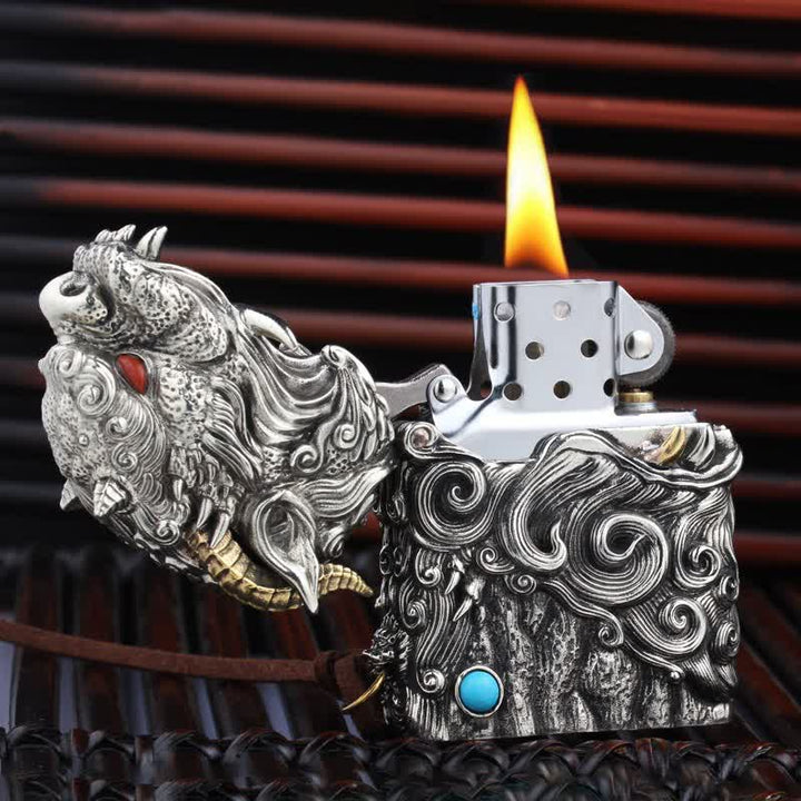 Nachfüllbares Petroleumfeuerzeug „Mythical Dragon Beast“