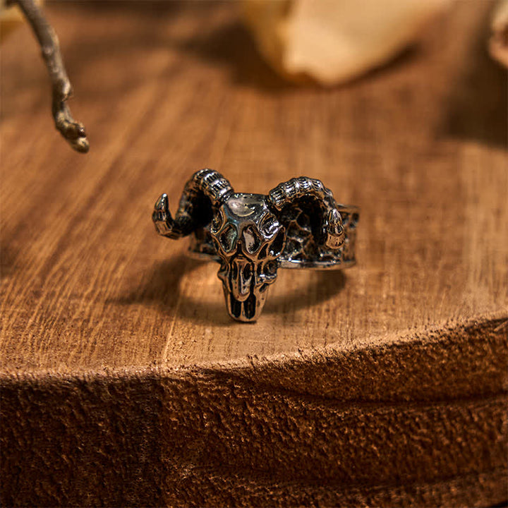 Rose DIY verstecktes Messer Gürtelschnalle Longhorn Anhänger Ziegenring Bundle Set - image 8