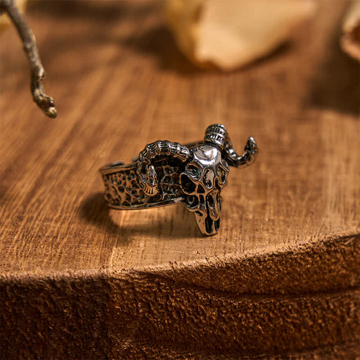 Rose DIY verstecktes Messer Gürtelschnalle Longhorn Anhänger Ziegenring Bundle Set - image 7