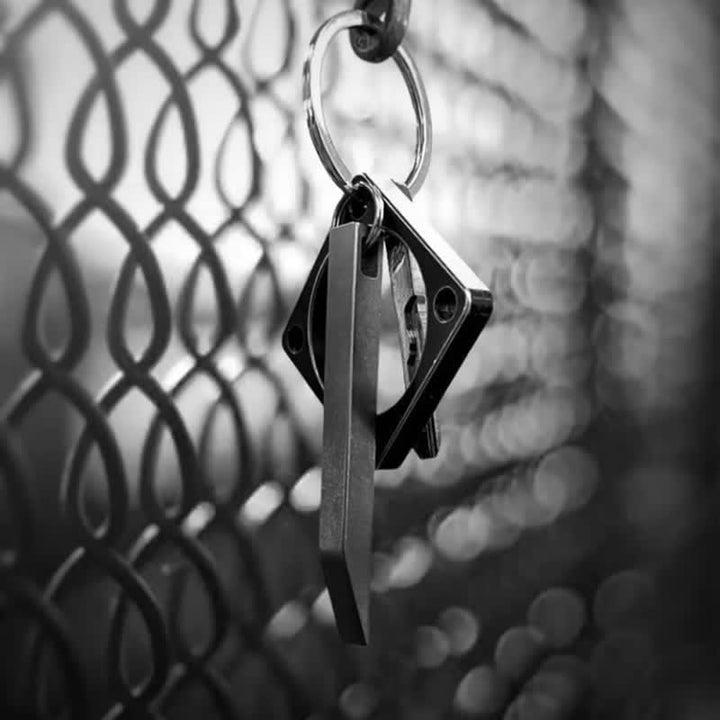 Mini EDC Stemmeisen Werkzeug Heavy Duty Schlüsselanhänger - image 5