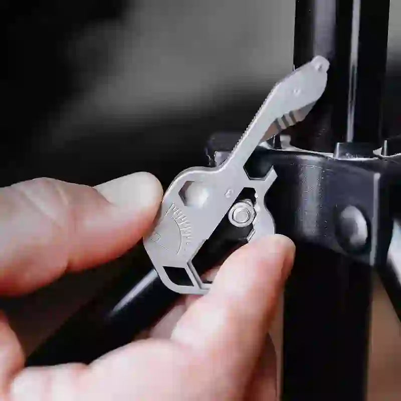 Mini Utility 11 in 1 Schlüsselförmiger Schlüsselanhänger für gängige Werkzeuge - image 6