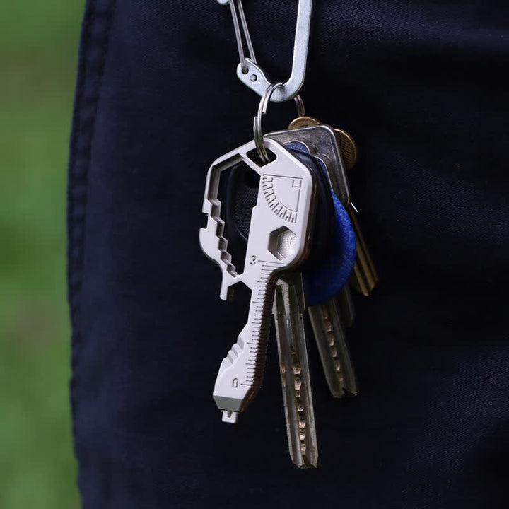 Mini Utility 11 in 1 Schlüsselförmiger Schlüsselanhänger für gängige Werkzeuge - image 0