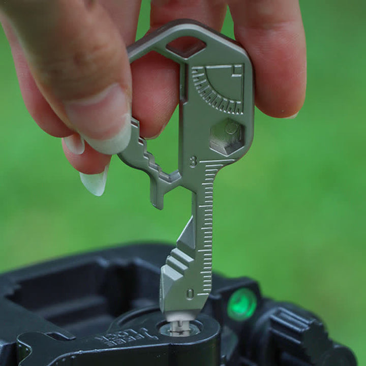 Mini Utility 11 in 1 Schlüsselförmiger Schlüsselanhänger für gängige Werkzeuge - image 3