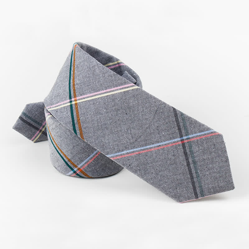 Trendy Herren Fliege mit Karomuster, Taschentuch, Krawatte