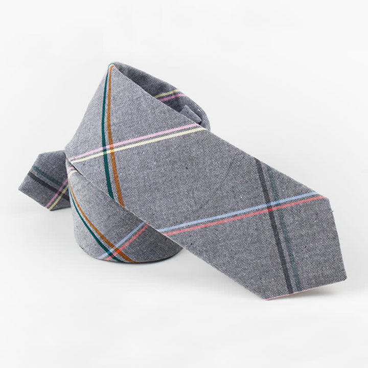 Trendy Herren Fliege mit Karomuster, Taschentuch, Krawatte