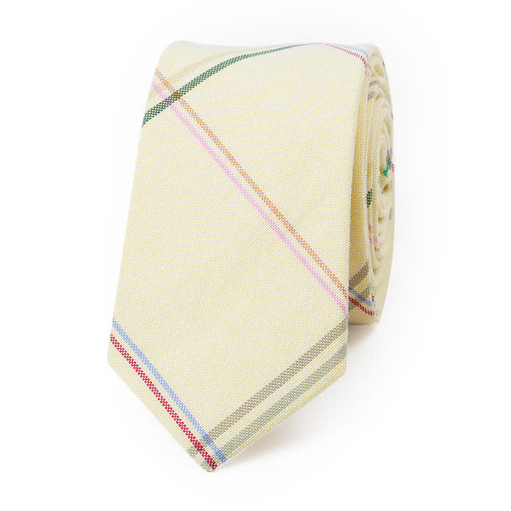 Trendy Herren Fliege mit Karomuster, Taschentuch, Krawatte
