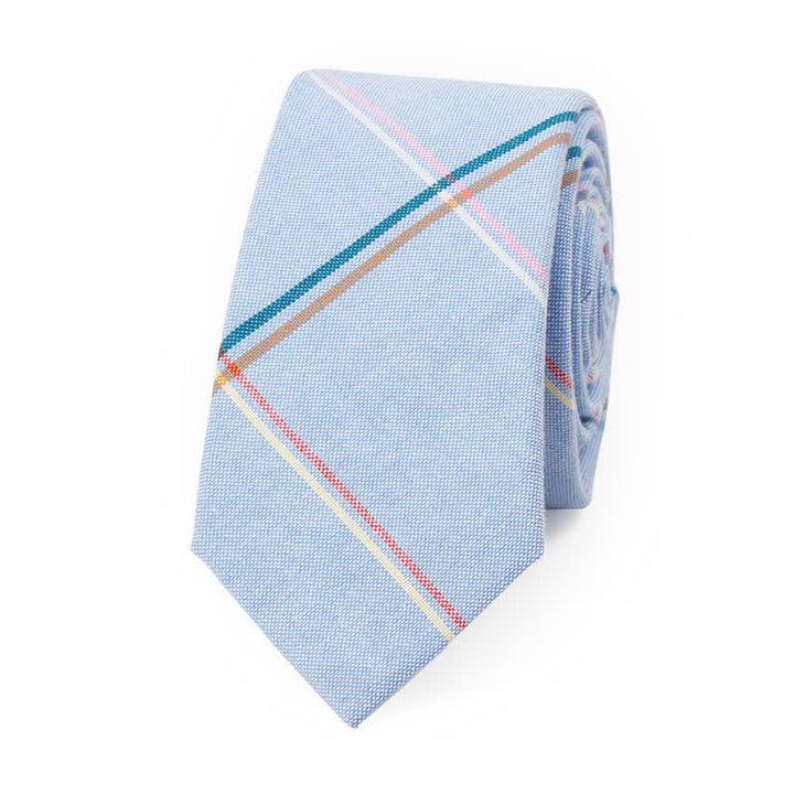 Trendy Herren Fliege mit Karomuster, Taschentuch, Krawatte
