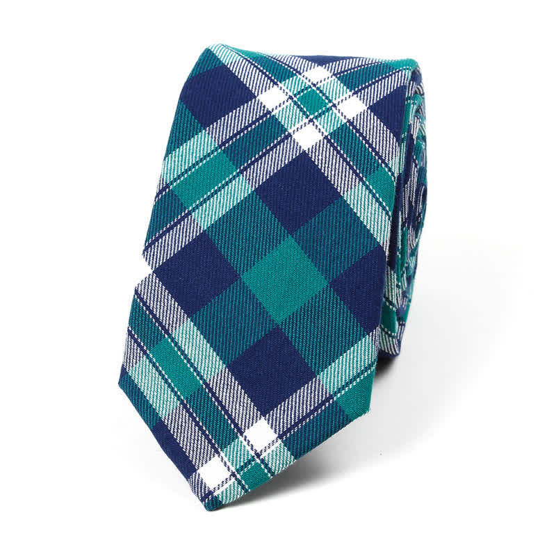 Trendy Herren Fliege mit Karomuster, Taschentuch, Krawatte