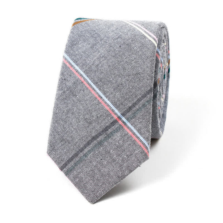 Trendy Herren Fliege mit Karomuster, Taschentuch, Krawatte