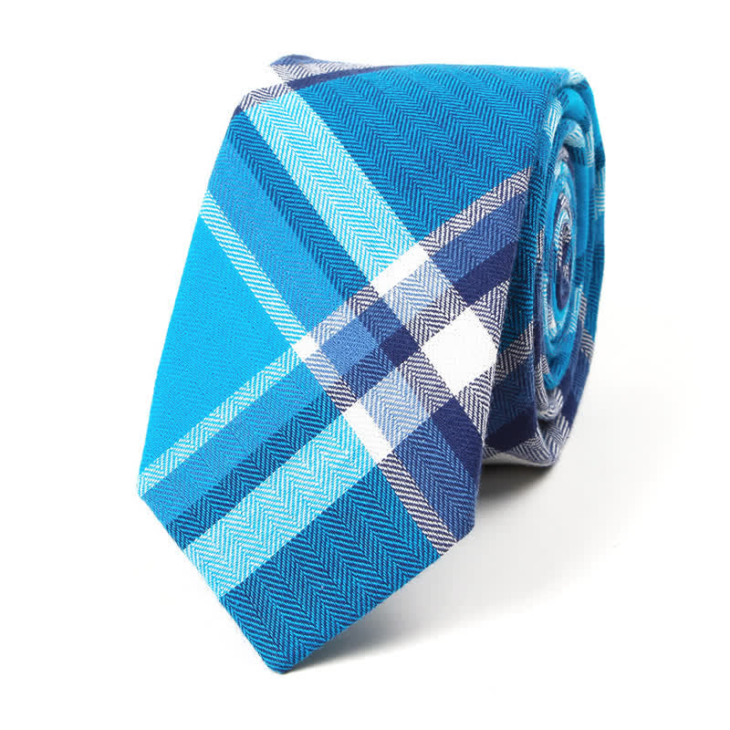 Trendy Herren Fliege mit Karomuster, Taschentuch, Krawatte