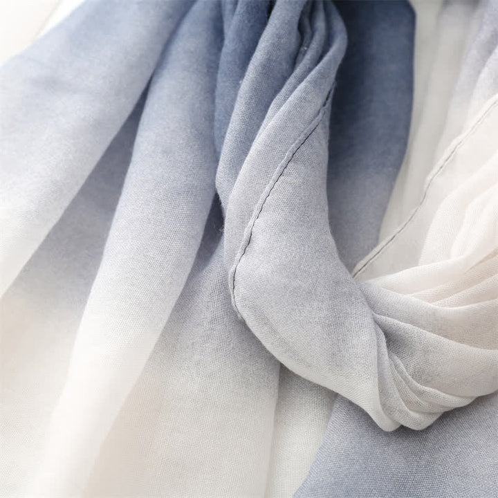 Frischer, einzigartiger dünner Schal mit Farbverlauf für Damen