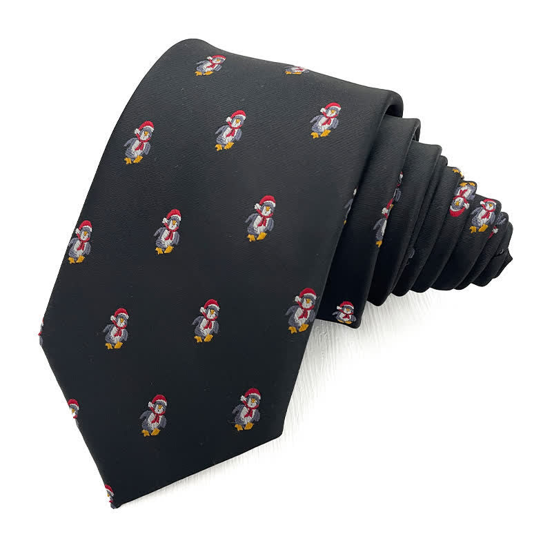 Lustige Weihnachtskrawatte für Herren mit Weihnachtsmannmotiven - Stil Nr. 2 - image 1