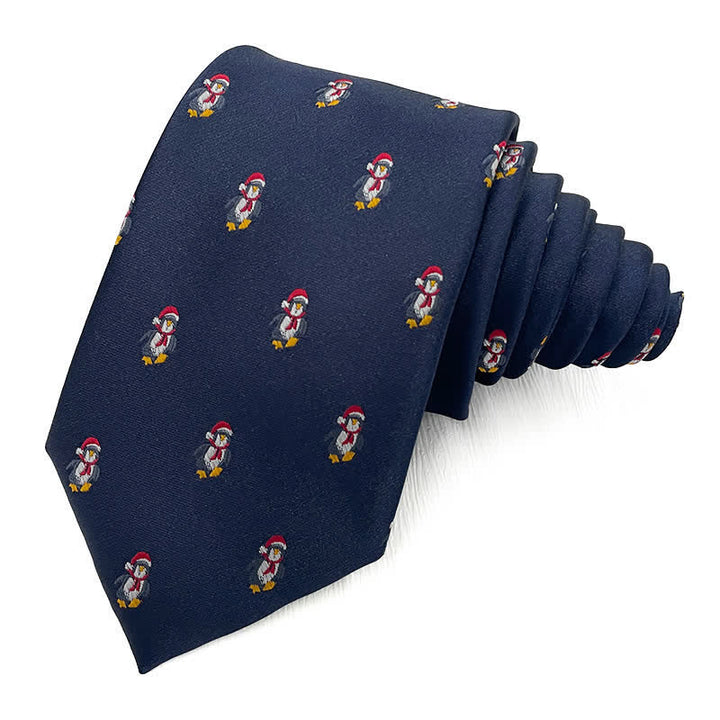 Lustige Weihnachtskrawatte für Herren mit Weihnachtsmannmotiven - Stil Nr. 1 - image 0