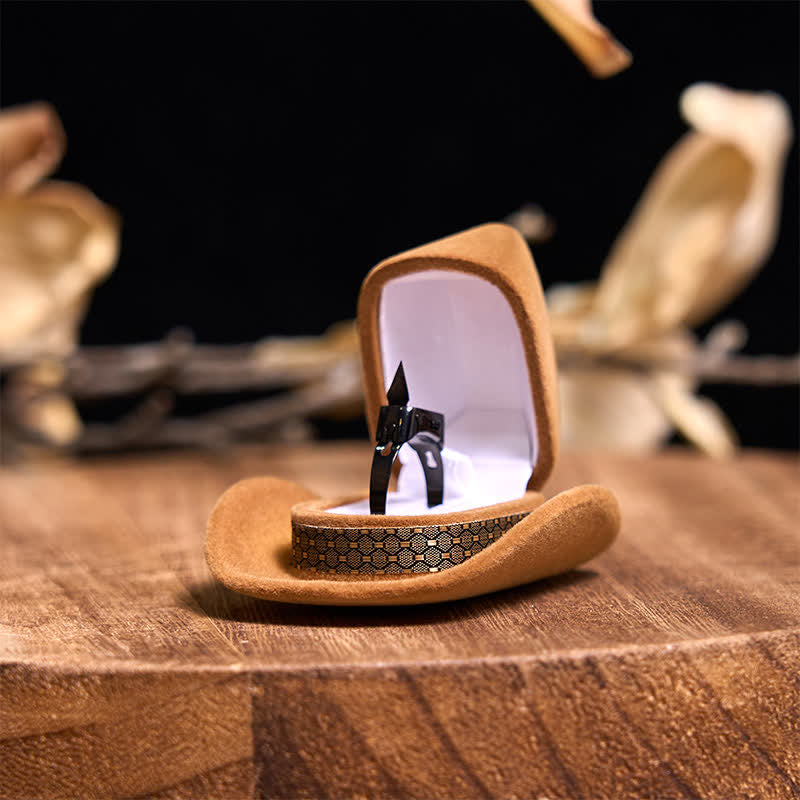 DIY-Set mit versteckter Messerschnalle, türkisfarbenem Stieranhänger und Messerring - image 5