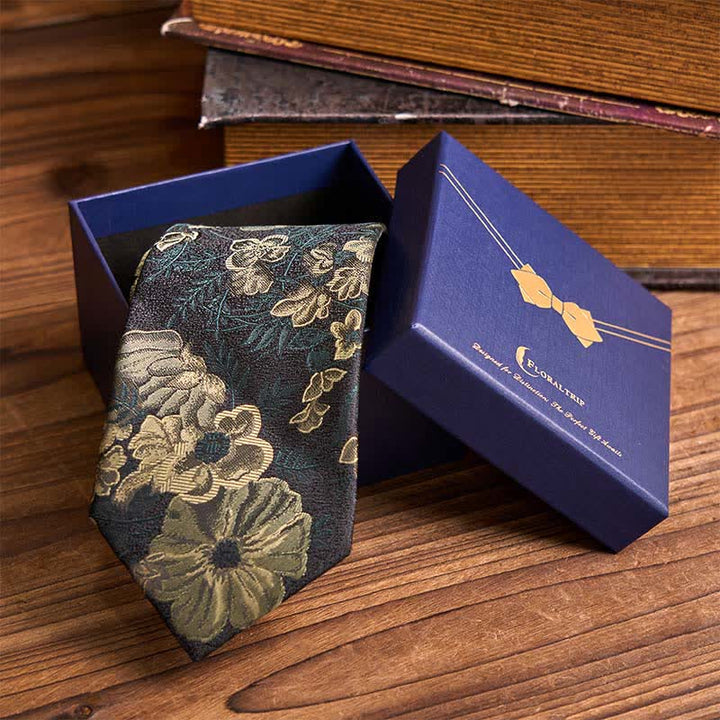 2Stk./ 3Stk. Krawatten Einstecktuch Set Exquisite Verpackung Box