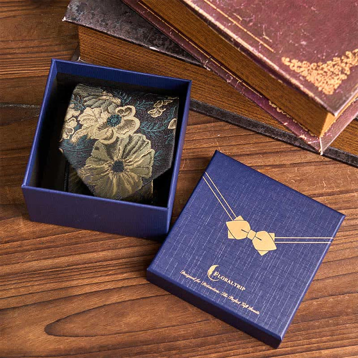 2Stk./ 3Stk. Krawatten Einstecktuch Set Exquisite Verpackung Box