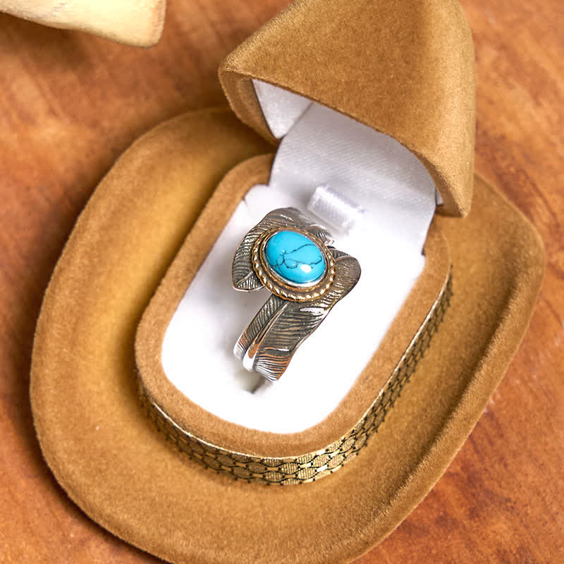 DIY-Set mit verstecktem Messer, Gürtelschnalle, türkisfarbener Federkette und Ring - image 9