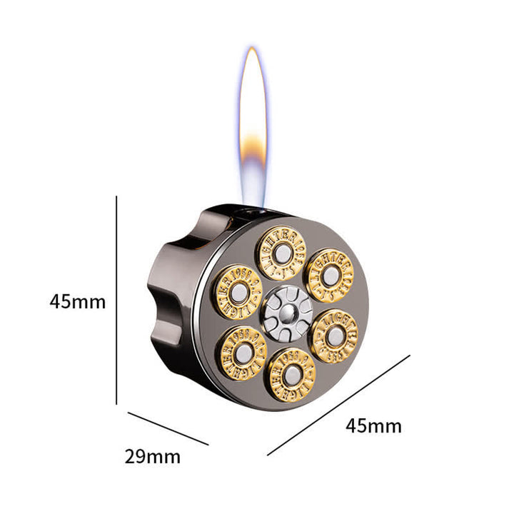 Kreatives nachfüllbares Butanfeuerzeug in Bullet-Magazin-Form