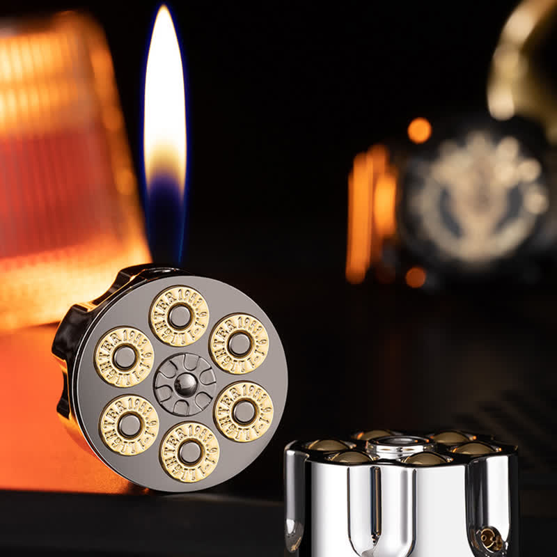Kreatives nachfüllbares Butanfeuerzeug in Bullet-Magazin-Form