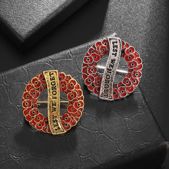 Mohnblumen-Anstecker „Lest We Forget“