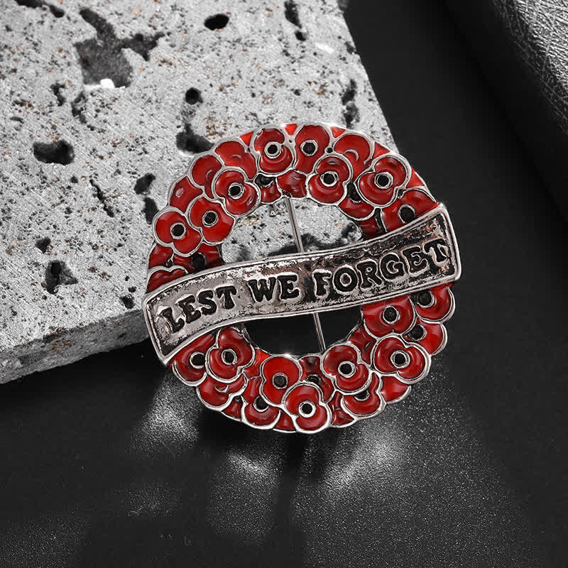 Mohnblumen-Anstecker „Lest We Forget“