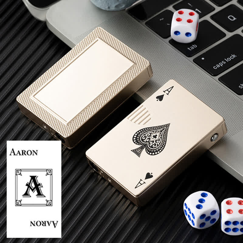 Pokerkarten Personalisierte Nachfüllbare Butan-Feuerzeug mit Individuellem Design