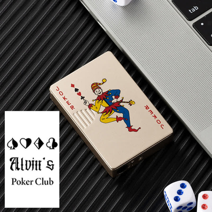 Pokerkarten Personalisierte Nachfüllbare Butan-Feuerzeug mit Individuellem Design